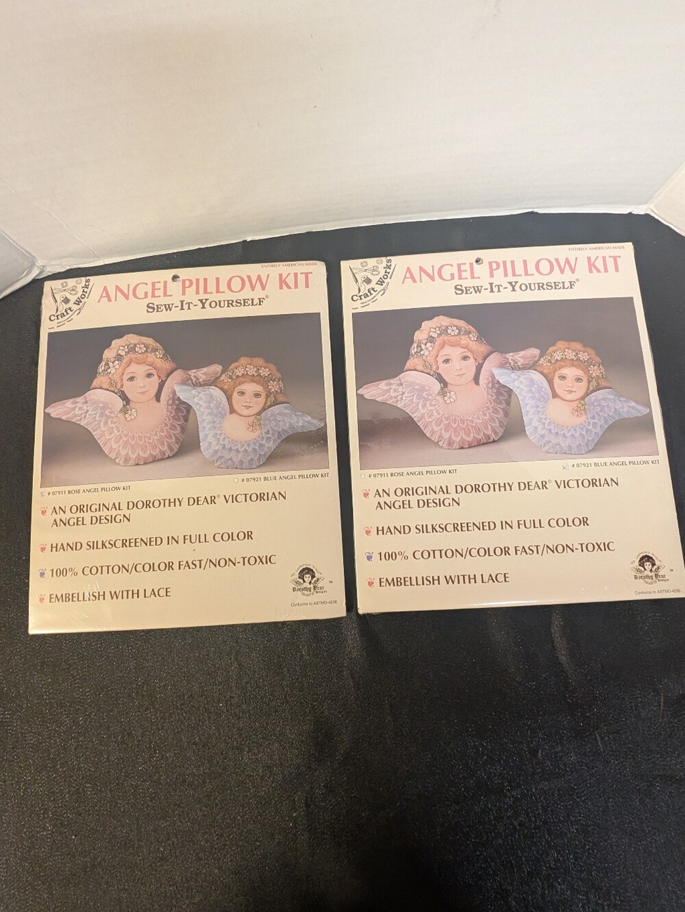 New Rose Angel Pillow Kit Dorothy Dear Victorian Design Sew It Yourself  Lot 2